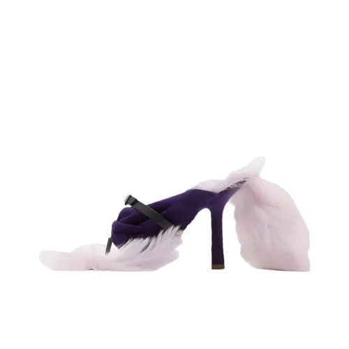 Burberry Шлепанцы Женские Малвовый Фиолетовый