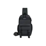 Одиночный, спина, черный