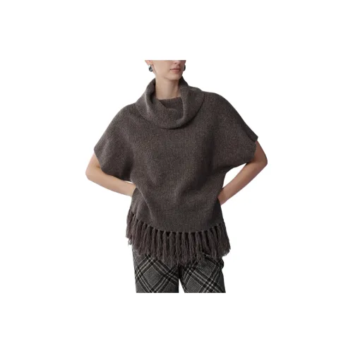 FABRIQUE Серый Кофейный Женский Свитер