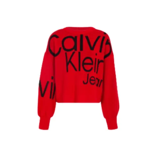 CALVIN KLEIN Свитер Женский Красный