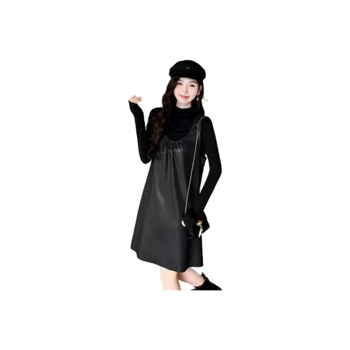 Dream of Red Rose Длинное платье с длинными рукавами женское