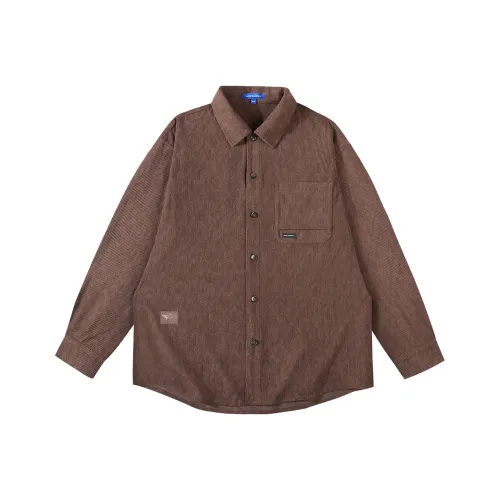 FAIRWHALE Кофе Мужские Рубашки