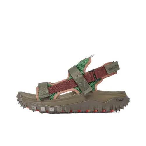 MONCLER One Ремень Сандалии Мужские Темно-зеленые