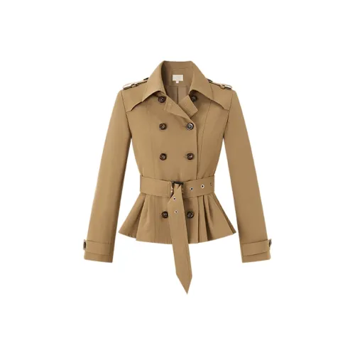 ACAINES Хаки Женская Тренч-куртка