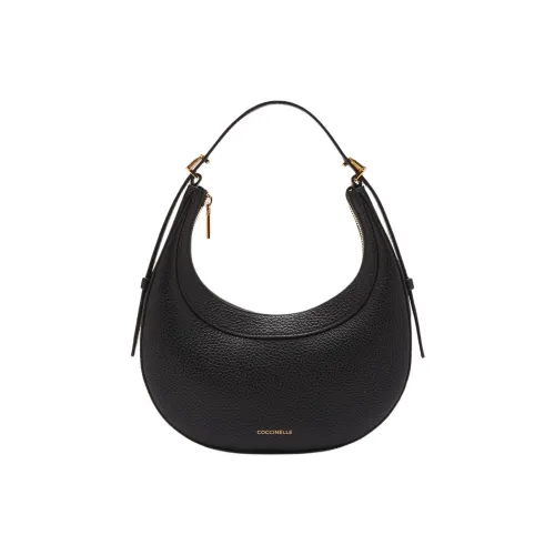 COCCINELLE GRAIN LEATHER Портативная сумка через плечо мини женская черная