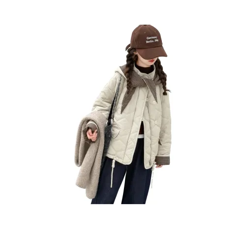 Lanza Повседневный хлопковый пуховик зимний хаки для подростков