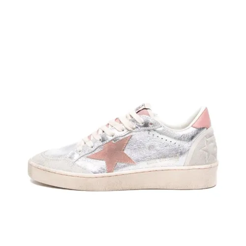 Golden Goose Ball Star Low Топ Скейтборд Кроссовки Женские Silver