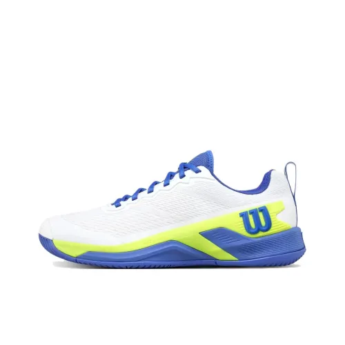 Wilson RUSH PRO 4,5 Устойчивые к истиранию Дышащие Поддерживающие Низкие Кроссовки для тенниса Мужские Белые