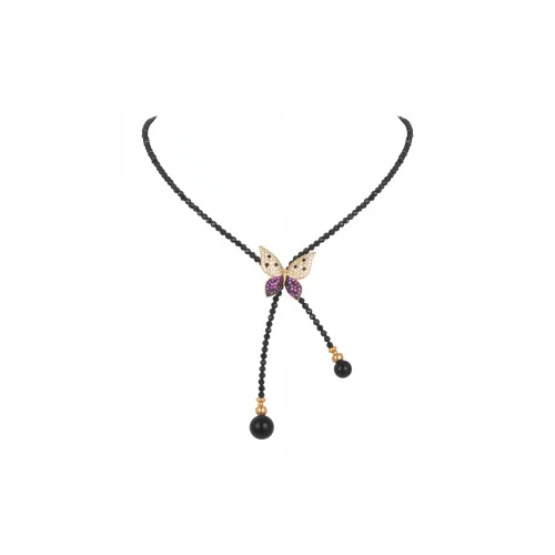 Lan Ying Искусственный кристалл Ожерелья Женские