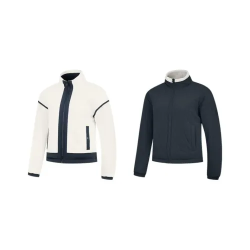 QIAODAN Pearl White Jade Blue Women's Down Jackets (Пуховики)