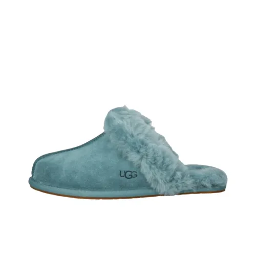UGG Scuffette II Домашние тапочки с резиновым покрытием женские зеленые