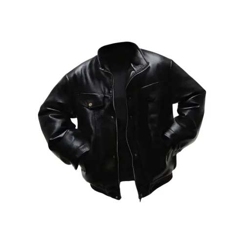 A02 Унисекс Кожаные куртки