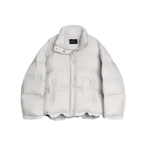 ELLE Светло-серый женский пуховик