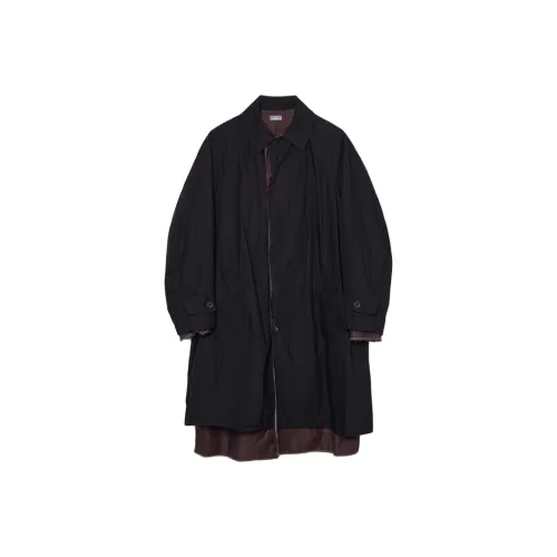 KOLOR Черное Унисекс Пальто
