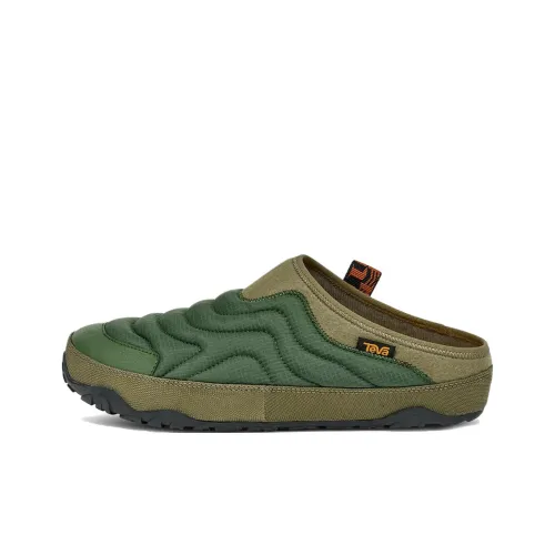 Teva Reember Terrain Домашние тапочки Мужские Зеленые