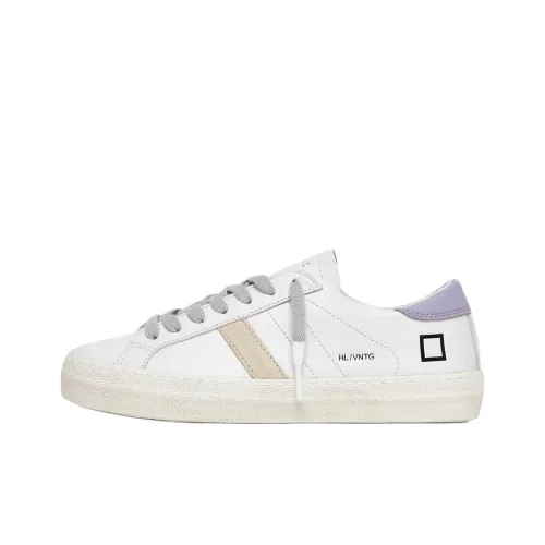 D.A.T.E Low Топ Скейтборд Кроссовки Женские Белые Фиолетовые