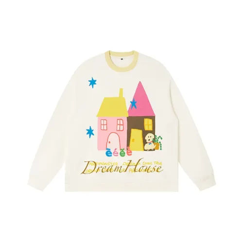 EeeeArtmonster Свитшот Длинный с длинными рукавами Унисекс