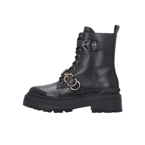 PINKO Metallici 16 см Martin Boot 5,5 см Женские Черный