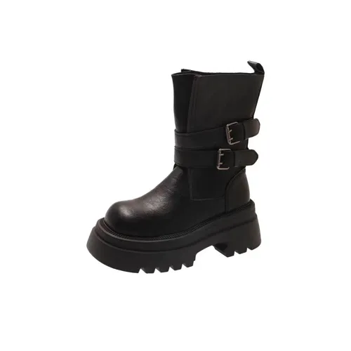 WJA Martin Boots Black Women's