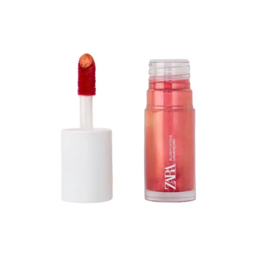 ZARA Блестящий Длинный Тривалый Жидкие Румяна Смужка ПРОФ С Влажным Эффектом