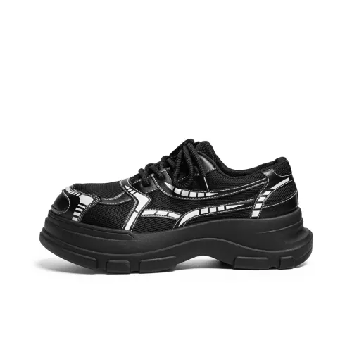 JKEM Мужская повседневная обувь низкий топ черный мужской