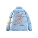 Синий (утолщенный хлопковый пуховик)