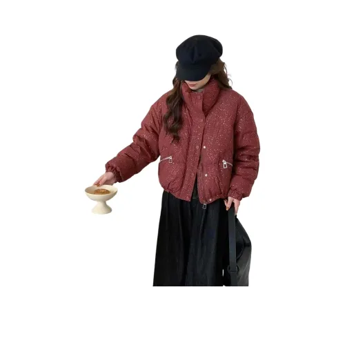 FLIM Анкора Красный Женский Пуховик