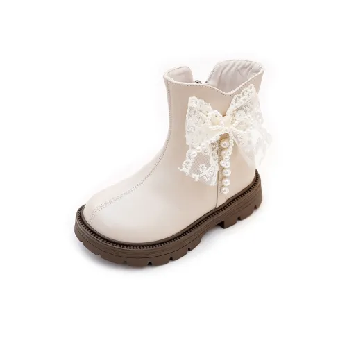 Idyllic MID Топ Детские кожаные сапоги