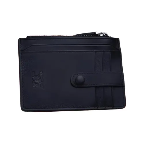 SEPTWOLVES Коровья кожа Держатель для карт Мужской Черный Кофейный