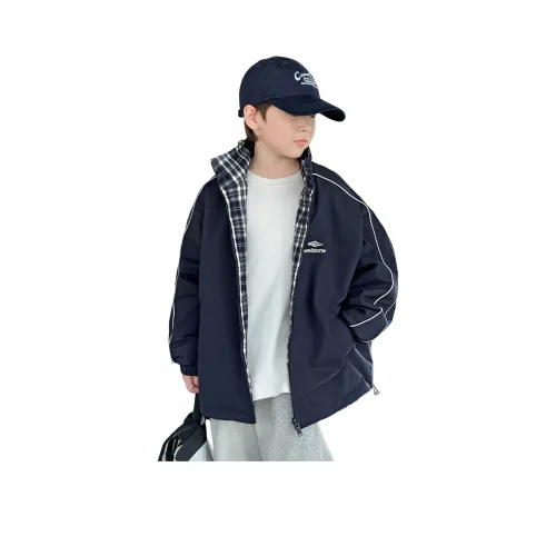 ZHIO Темно-синий Синий Двусторонний Kids Туристическая одежда