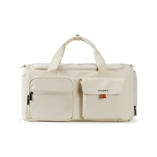 MIXI Ткань Спортивный Холл Сумка Стандартная Унисекс Кремовый Хаки Чернила Серый Обсидиановый Черный