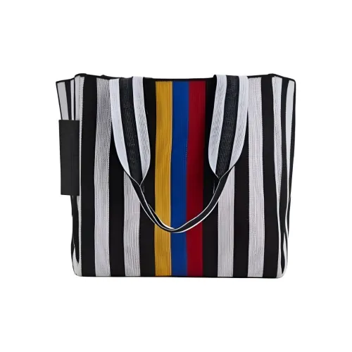 WEEKEND MaxMara Полиэстер Тоут Сумка Сумка для покупок Сумка Женская Белая и Многоцветная