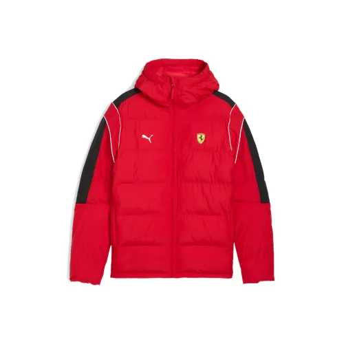PUMA Scuderia Ferrari Хлопковый пуховик Мужской