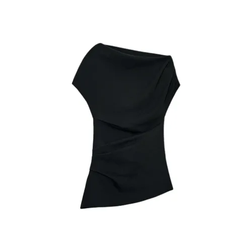 ZARA Черные Женские T-рубашки