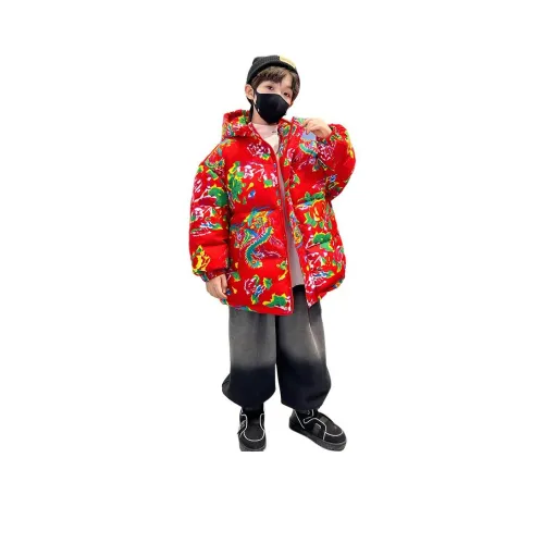 Деревянные дома Хлопковый пуховик для детей