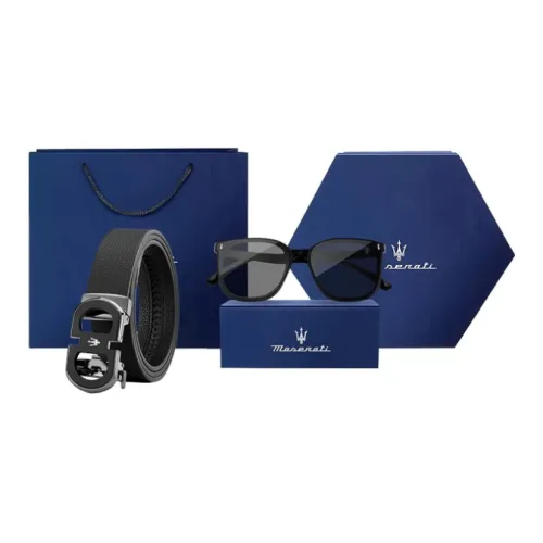 Maserati Зернистая текстура кожа личи верхняя коровья кожа ремень мужской 3,5 см