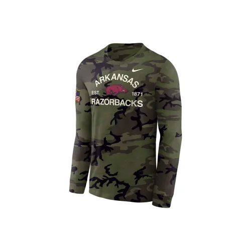 nike Оливково-зеленые Мужские T-рубашки