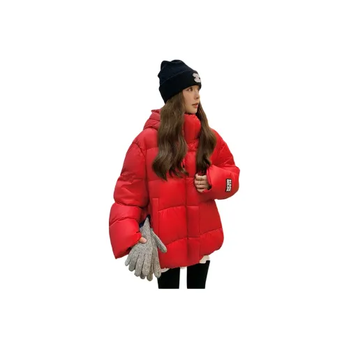 FLIM Красный Женский Пуховик