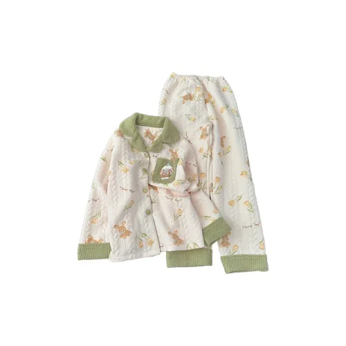 YUZHAOLIN Pajama Комплект Осенний и Зимний Женский