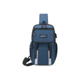 Одиночный, спина, синий