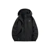 Чёрная легкая ветровка