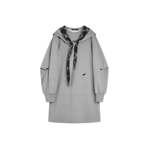 ELLE Длинное платье с длинными рукавами женское