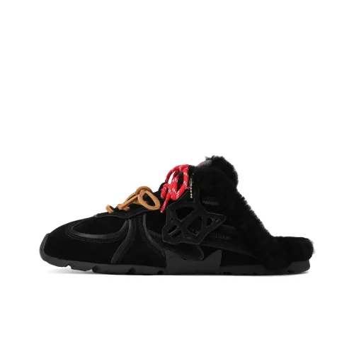 Naked Wolfe Резиновая подошва Домашние тапочки Мужской Черный