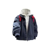 Темно-синий, утепленный