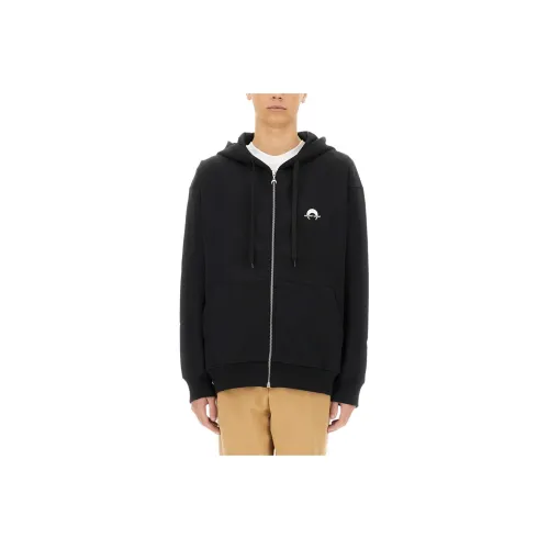 Marine Serre Черный Мужской Свитшот