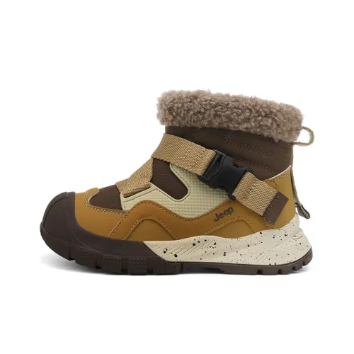 Jeep Slip-resistant Anti KICK Abrasion-resistant Thermal MID Top Детские зимние сапоги Подростки