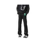 Чёрный, с флисовой подкладкой, увеличенная длина