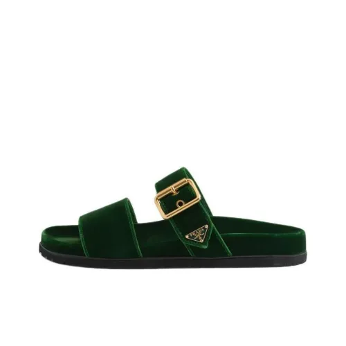 PRADA Шлепанцы Женские Зеленые