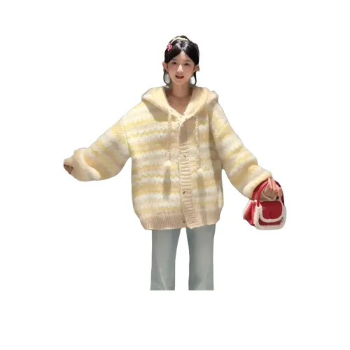 RTTO Желтый Белый Женский Трикотаж