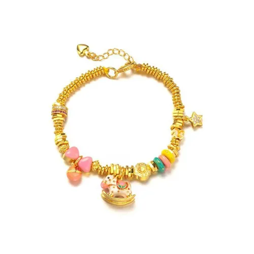 VIVIWELL Браслеты из меди и сплава женские